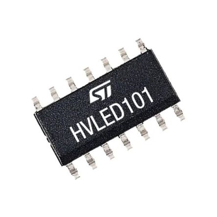 STMicroelectronics HVLED101TR, Flyback Controller 14-Pin, SOP-14