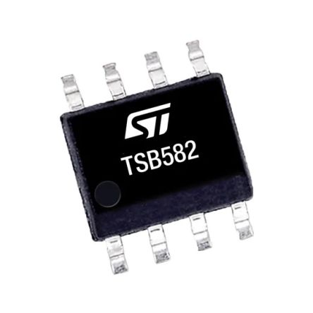 STMicroelectronics Operationsverstärker Zwei Nutzungsmöglichkeiten SMD SO8, Einzeln Typ. 36 V, 8-Pin