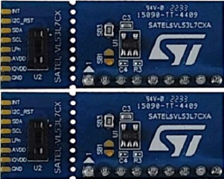 STMicroelectronics VL53L7CX SATEL-VL53L7CX Entwicklungskit, Evaluierungsplatine Für VL53L7CX