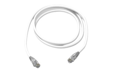 HellermannTyton Data Ethernetkabel Cat.6, 10m, Weiß Patchkabel, A RJ45 Ungeschirmt, B RJ45