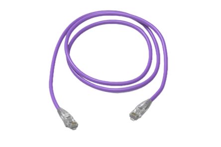 HellermannTyton Data Ethernetkabel Cat.6, 80m, Violett Patchkabel, A RJ45 Ungeschirmt, B RJ45