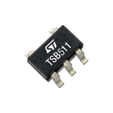 STMicroelectronics Operationsverstärker Rauscharm SMD SOT23-5, Einzeln Typ. 2,7 - 36 V, 5-Pin