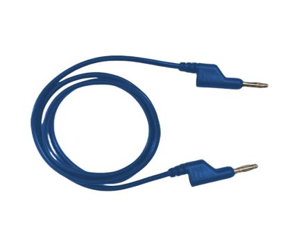 RS PRO Cables De Prueba De Color Azul, 1000V, 10A, 1.5m