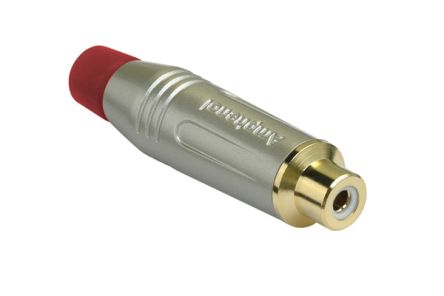 Amphenol Audio Presa RCA Femmina, In Oro, Montaggio Su Cavo