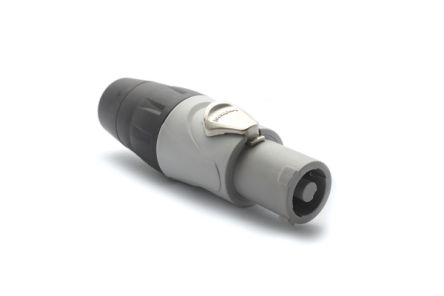 Amphenol Audio HP Leistungssteckverbinder Stecker Grau 3P, 3,2 KV / 25A, Kabelmontage IP54