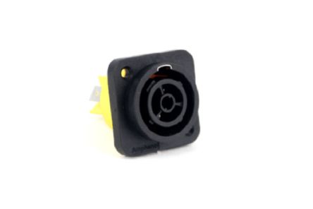 Amphenol Audio Connecteur D'alimentation HPT Femelle, 3P, 16A, 250 V, Montage Panneau