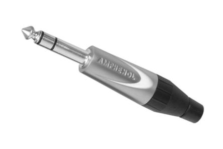 Amphenol Audio Jack Plug 1/4 In Cable Mount Phone Plug Plug 10A