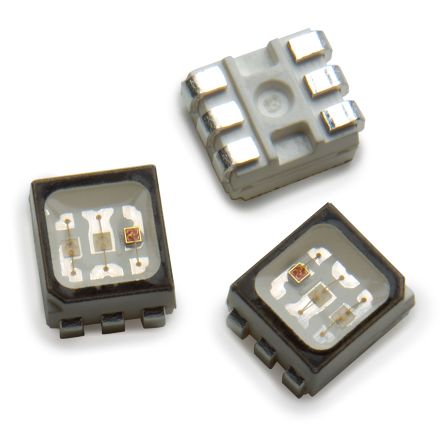 Broadcom SMD LED RGB, Cluster 3-LEDs PLCC