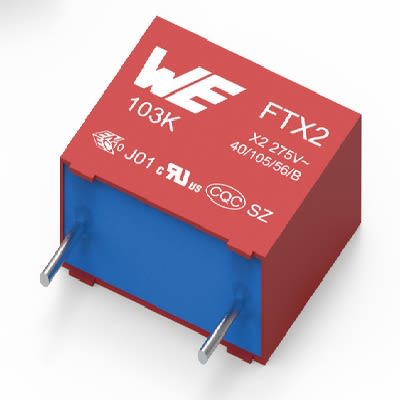 Wurth Elektronik Würth Elektronik WCAP-FTXX Folienkondensator 330nF ±10% / 310V Ac, THT