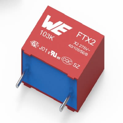 Wurth Elektronik Würth Elektronik WCAP-FTXX Folienkondensator 470nF ±10% / 310V Ac, THT