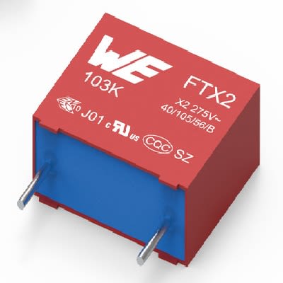 Wurth Elektronik Würth Elektronik WCAP-FTXX Folienkondensator 470nF ±10% / 310V Ac, THT