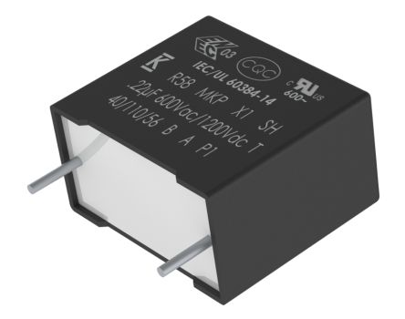 KEMET R58 Film Capacitor, 600V Ac, 10%, 68nF