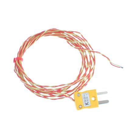 RS PRO PFA Thermoelement Typ K, Ø 1/0.3mm X 1m -75°C → +250°C