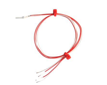 RS PRO PT100 RTD Sensor, 2mm Dia, 10mm Long, 4 Wire, Probe, Class A +250°C Max