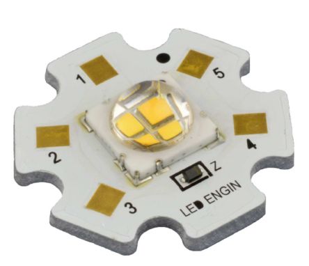 Ams OSRAM Sternförmige LED Weiß 1010 Lm-Typ, 6500K