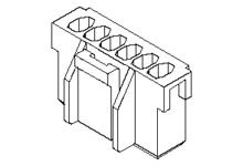 Molex Crimpsteckverbinder-Gehäuse Buchse 2.5mm, 6-polig / 1-reihig