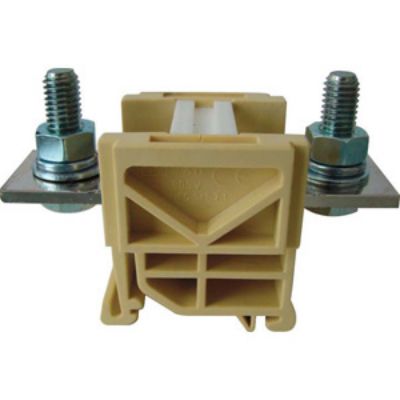 RS PRO Reihenklemme Beige, 150mm², 1 KV / 309A, Schraubanschluss