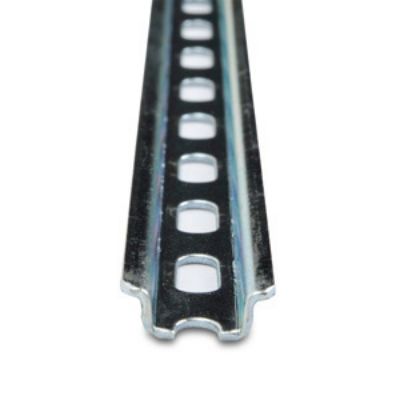 RS PRO Stahl Zinkplattiert DIN-Hutschiene Anschlussklemmenblock DIN-Schiene, H. 6mm B. 15mm, L. 1000mm