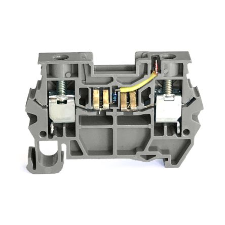 RS PRO Reihenklemme Grau, 6mm², 300 V / 35A, Klemmanschluss