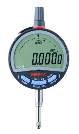 Mitutoyo 543-700BMetric Plunger Digital Indicator, 12.7 Mm Measurement Range, 0.0005mm/0.001mm/0.01mm Resolution, H