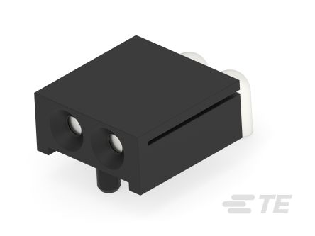 TE Connectivity Connecteur D Prise Femelle Coudé, Pas De 6mm 2 Voies 1 Rangées, Circuit Imprimé Nu, 30A Montage Sur CI