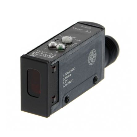 Omron Kubisch Optischer Sensor, Reflektierend, Bereich 100 → 2000 Mm, NPN Ausgang, 4-poliger M12 Steckverbinder,