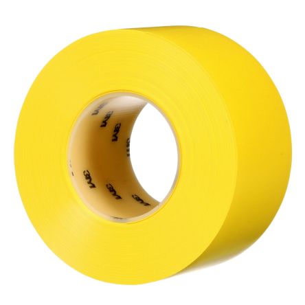 3M 971 Vinyl Bodenmakierung Gelb Typ Bodenmarkierungsband, Stärke 0.4m, 76.2mm X 32.9m
