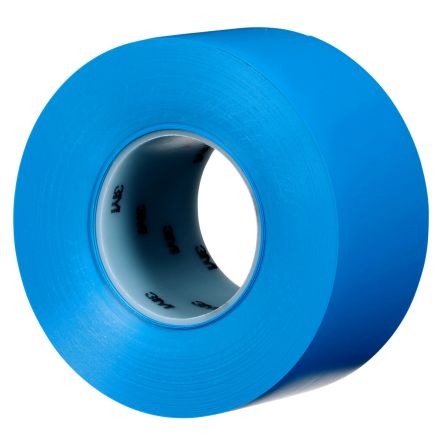 3M 971 Vinyl Bodenmakierung Blau Typ Bodenmarkierungsband, Stärke 0.4m, 76.2mm X 32.9m