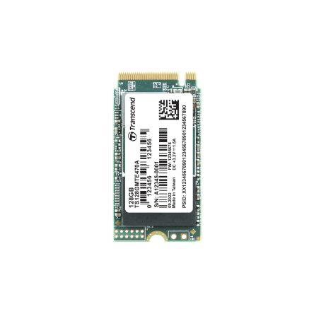 Transcend MTE470 A, M.2 2242 Intern HDD-Festplatte NVMe PCIe Gen 3 X 4 Industrieausführung, 3D TLC, 128 GB, SSD