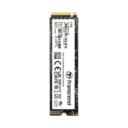 Transcend MTE712 A, M.2 2280 Intern HDD-Festplatte NVMe PCIe Gen 4 X 4 Industrieausführung, 3D TLC, 1 TB, SSD