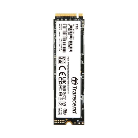 Transcend MTE712 A-I, M.2 2280 Intern HDD-Festplatte NVMe PCIe Gen 4 X 4 Industrieausführung, 3D TLC, 1 TB, SSD