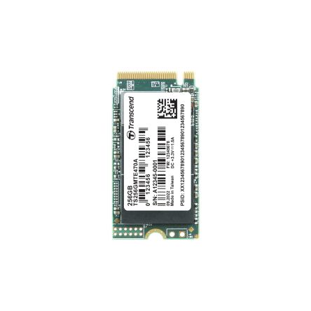 Transcend MTE470 A, M.2 2242 Intern HDD-Festplatte NVMe PCIe Gen 3 X 4 Industrieausführung, 3D TLC, 256 GB, SSD