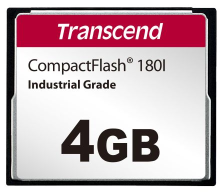 Transcend Carte Compact Flash CompactFlash 4 Go CF180I