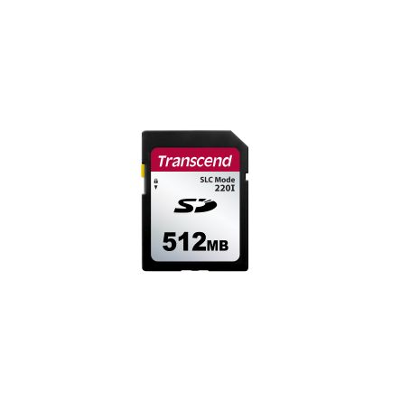 Transcend SD-Flash-Karte SD-Karte 512 MB Industrieausführung