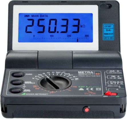 Gossen Metrawatt Gossen METRAHIT AM TECH HandDigital Multimeter 1000V Ac / 10A Ac