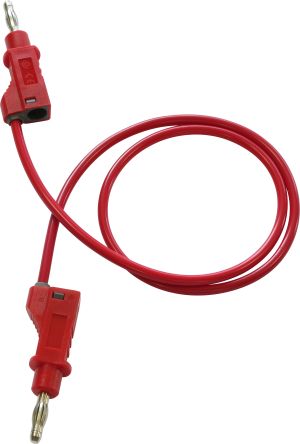 Electro PJP Messleitung Stecker, Rot 50cm, 30 → 60V / 36A