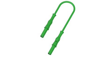 Electro PJP Conector Banana Macho, 36A, 1000 → 1500V, Verde