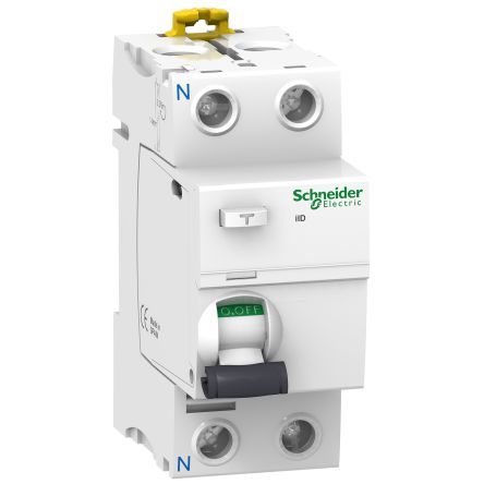 Schneider Electric RCCB IID, 2P, 40A, Sensibilità 30mA