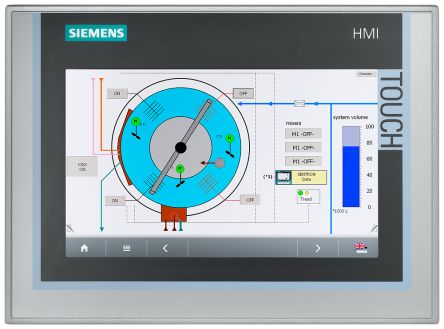 Siemens SIPLUS HMI Anzeige, 7 Zoll SIPLUS TFT 800 X 480pixels