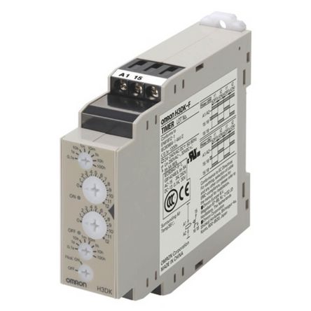 Omron Temporizador Multifunción, 24-240V Ac/dc, 2 Contactos, SPDT, Tempo. 0.1 → 43200s