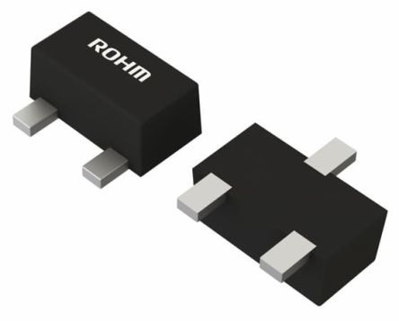 ROHM RE1E002SPTCL P-Kanal, SMD MOSFET 30 V / 250 MA, 3-Pin SOT-416FL