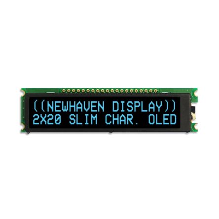 NEWHAVEN DISPLAY INTERNATIONAL OLED-Display, 77.92 X 16.28mm Blau, I2C, Parallel, SPI Interface