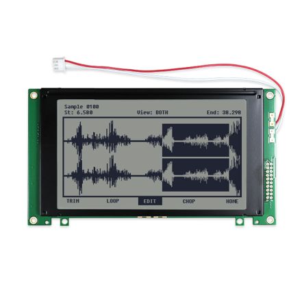 NEWHAVEN DISPLAY INTERNATIONAL NHD Monochrom LCD Keine, LCD 240x128pixels 170.0 X 93.4 X 12.4mm, Hintergrund Weiß