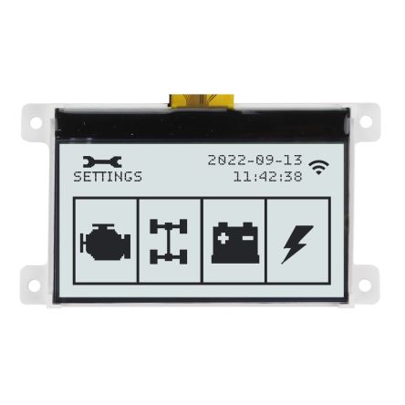 NEWHAVEN DISPLAY INTERNATIONAL NHD Monochrom LCD Keine, LCD 128 X 64pixels 89.7 X 49.8 X 6.0mm, Hintergrund Weiß