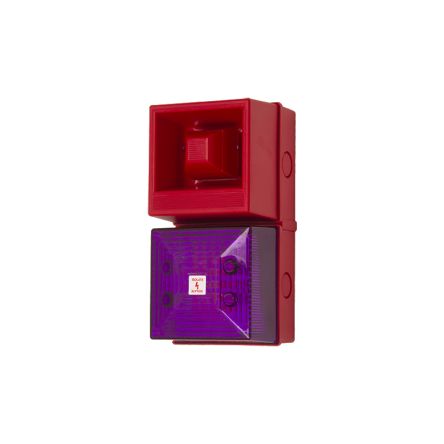 Clifford & Snell YL40 LED Blitz-Licht Alarm-Leuchtmelder Magenta, 24 V Dc