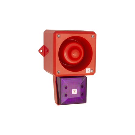 Clifford & Snell YL50 Hi Vis LED Blitz-Licht Alarm-Leuchtmelder Magenta, 24 V Dc
