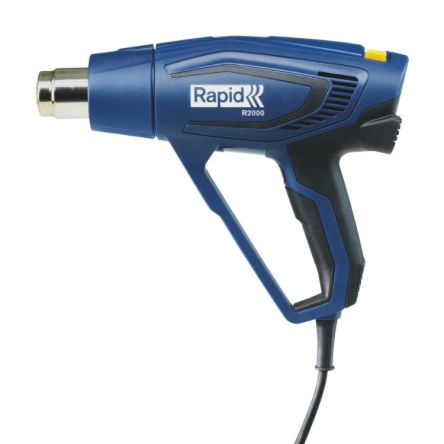 Rapid Pistola Termica R2000, 2000W, 220 → 240V, 60 → 600°C Max, Cordless, UK Plug