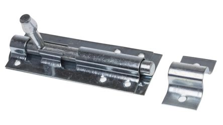 RS PRO Stahl Türbolzen Geeignet Für Vorhängeschloss Zink, L. 100mm