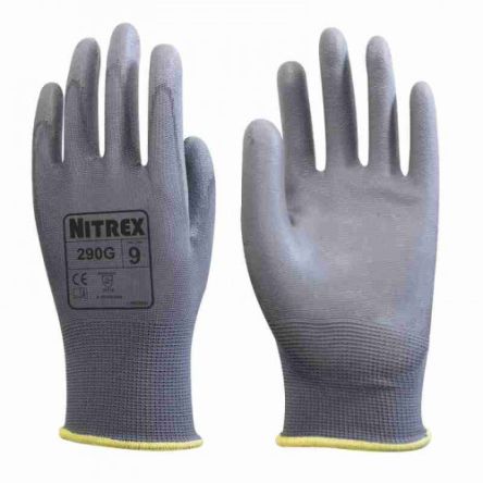 Unigloves 290G* Arbeitshandschuhe, Größe 8, M, Abrasion Resistant, General Purpose, Polyester (Futter) Grau