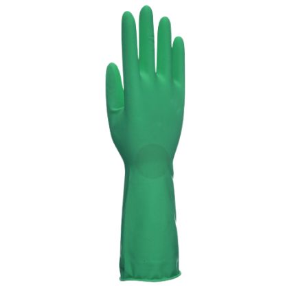 Unigloves UCHG300** Green Powder-Free Latex Disposable Gloves, Size S, Food Safe, 24 Per Pack